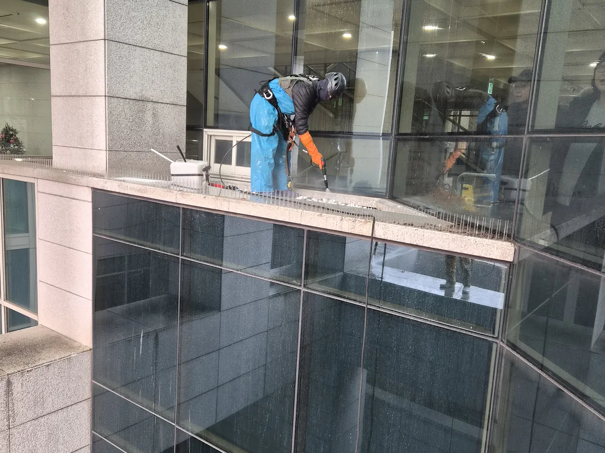 구리시 갈매동 건물 복도·대기 동선 야간 위생청소 사례 - 행진크린