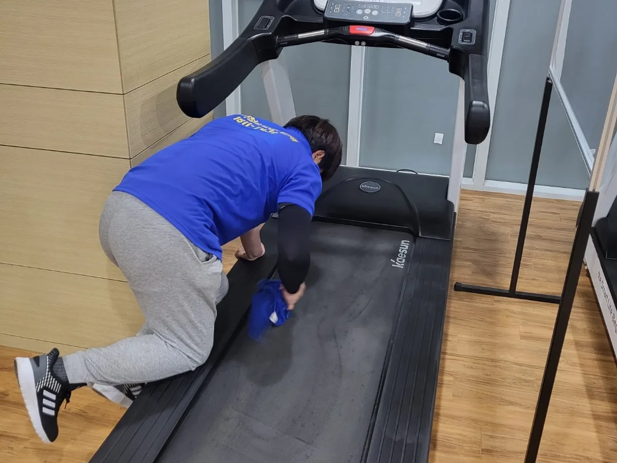 의정부시 녹양동 피트니스 라커 검사실 위생청소 사례 - 행진크린