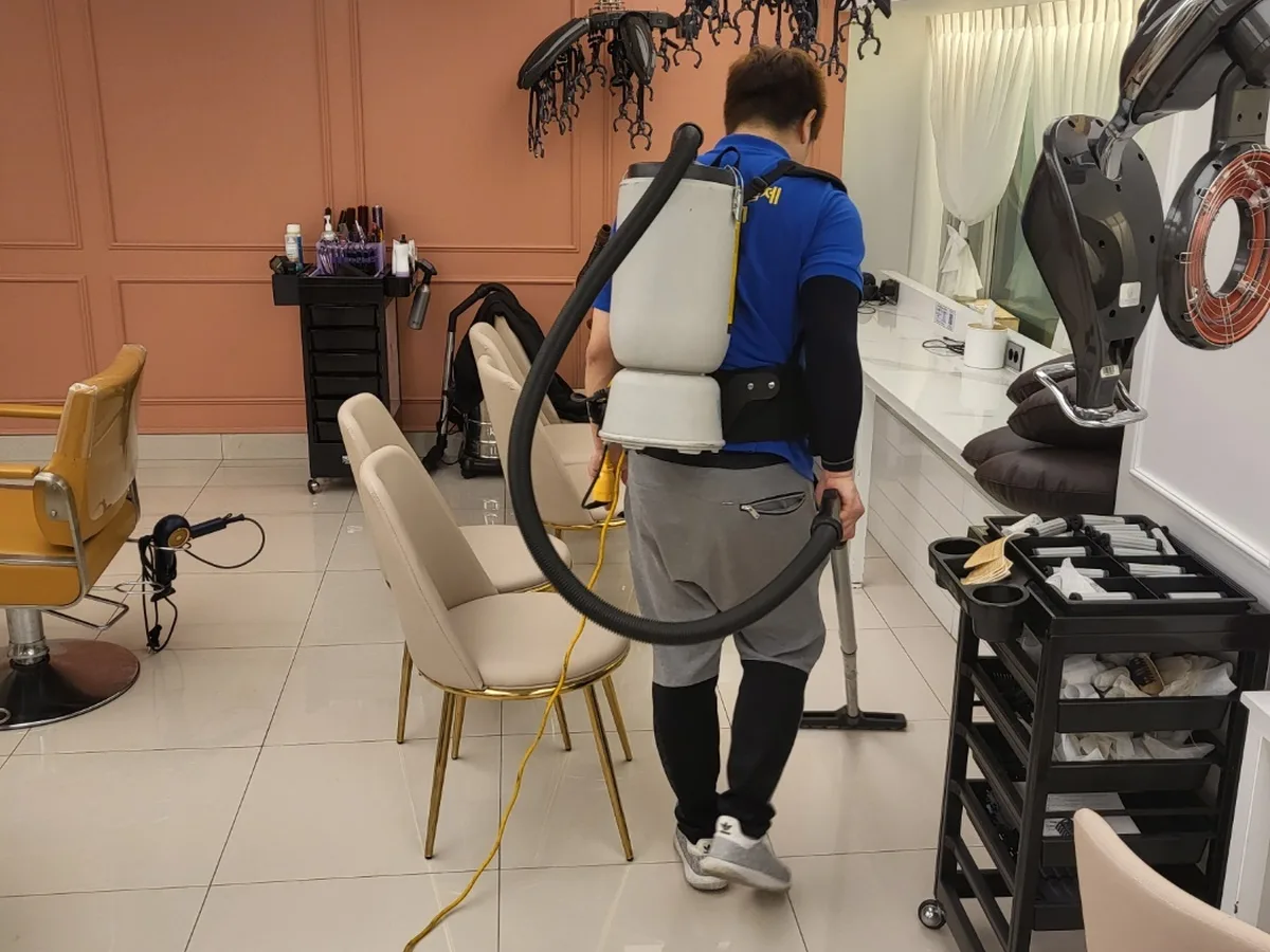 파주시 법원읍 헤어샵 대기 검사실 위생청소 사례 - 행진크린